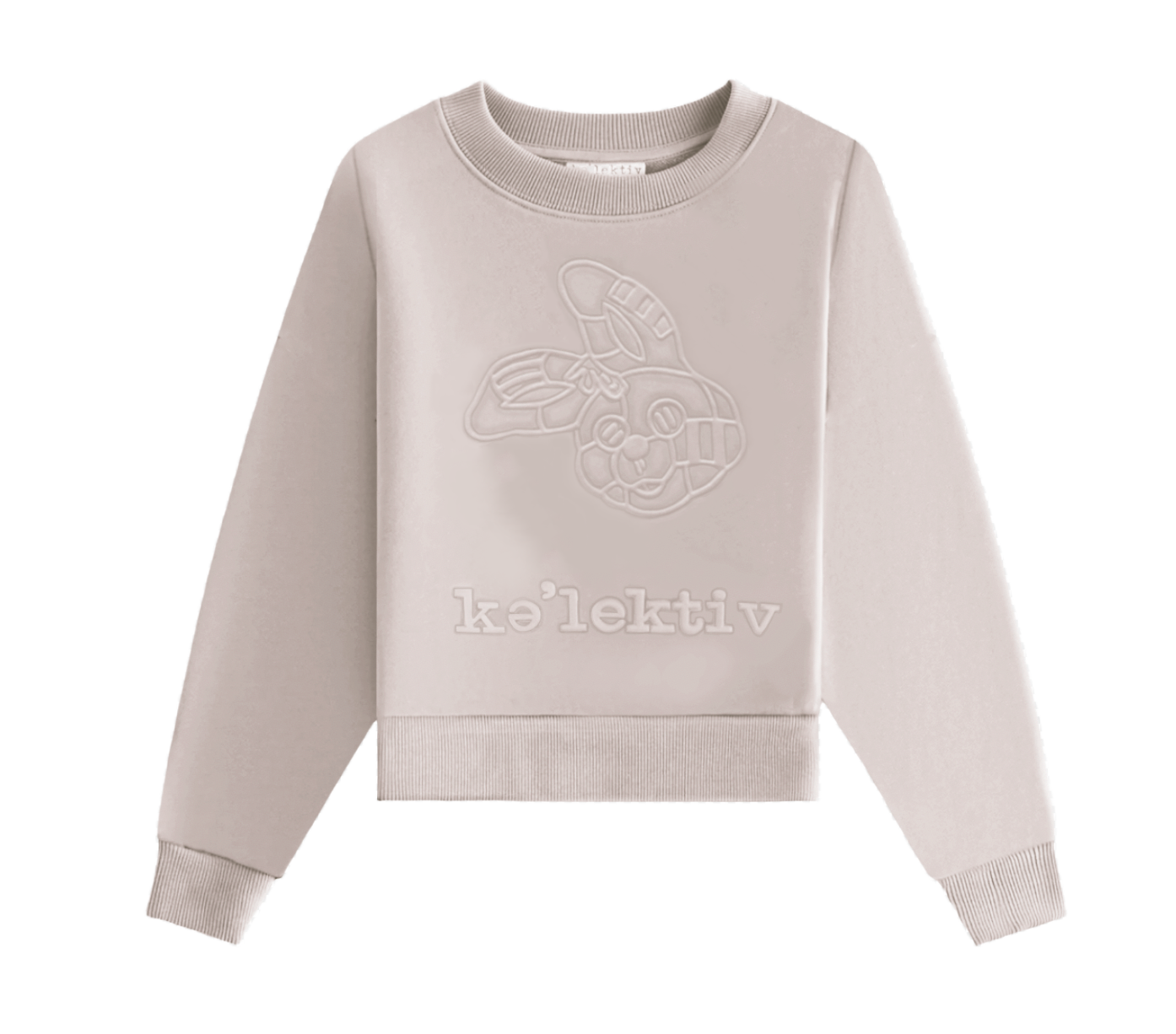 Kid's Mauve Sweater With Embossed Design