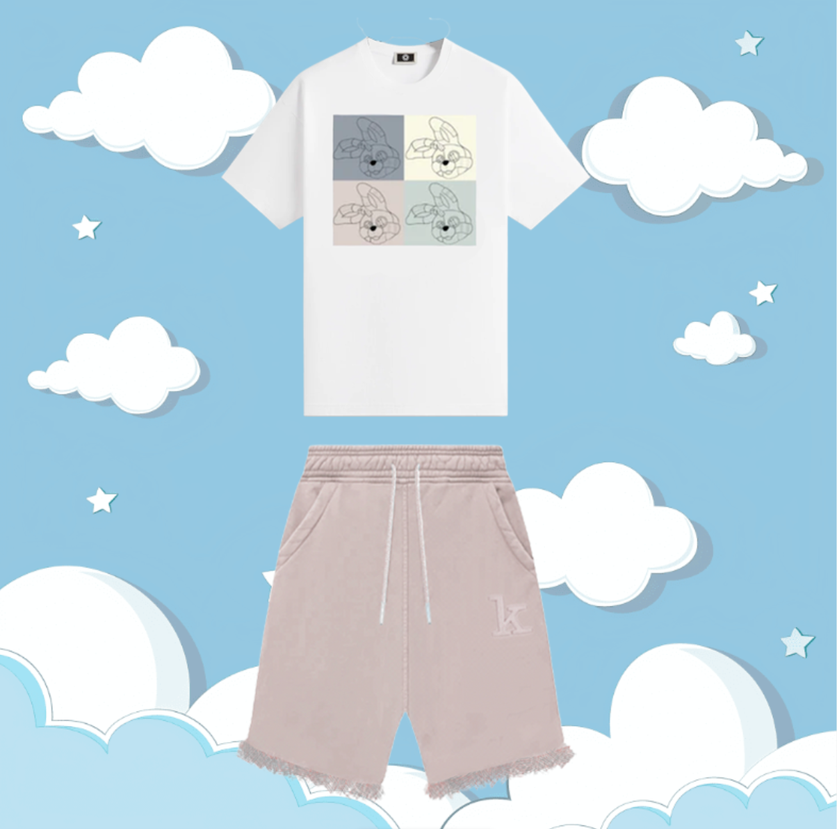 Kid's Old Rose Jogger Shorts