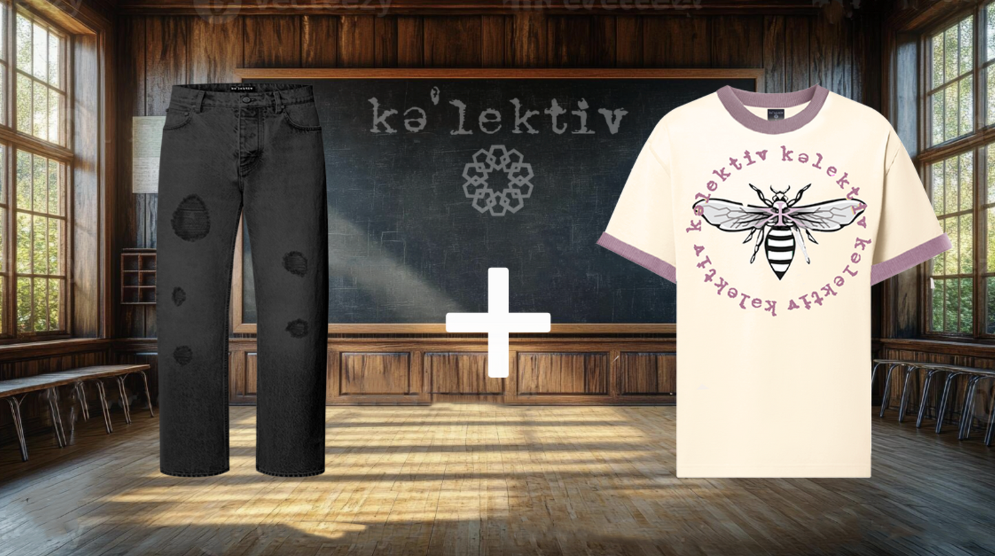 Kid's Mauve Bee Tee