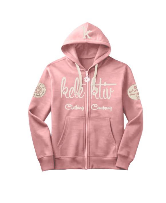 Adult Mauve Colored Hooded Sweatshirt