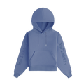 Kid's Blue Hooded Sweater With Full Embossed Bunny