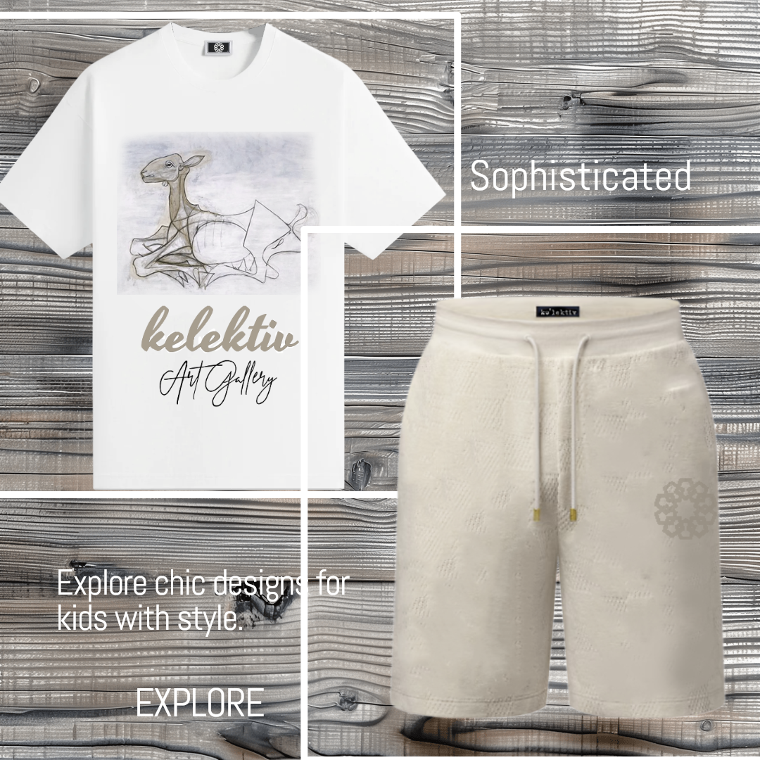 French Terry Plaid Motif Adult Shorts