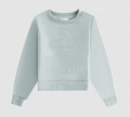 Kid's Mint Green Sweater With Embossed Bunny