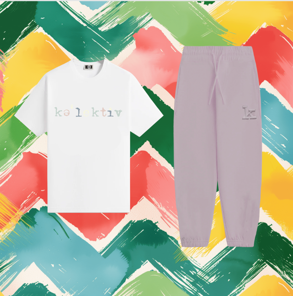 Kid's all white signature tee