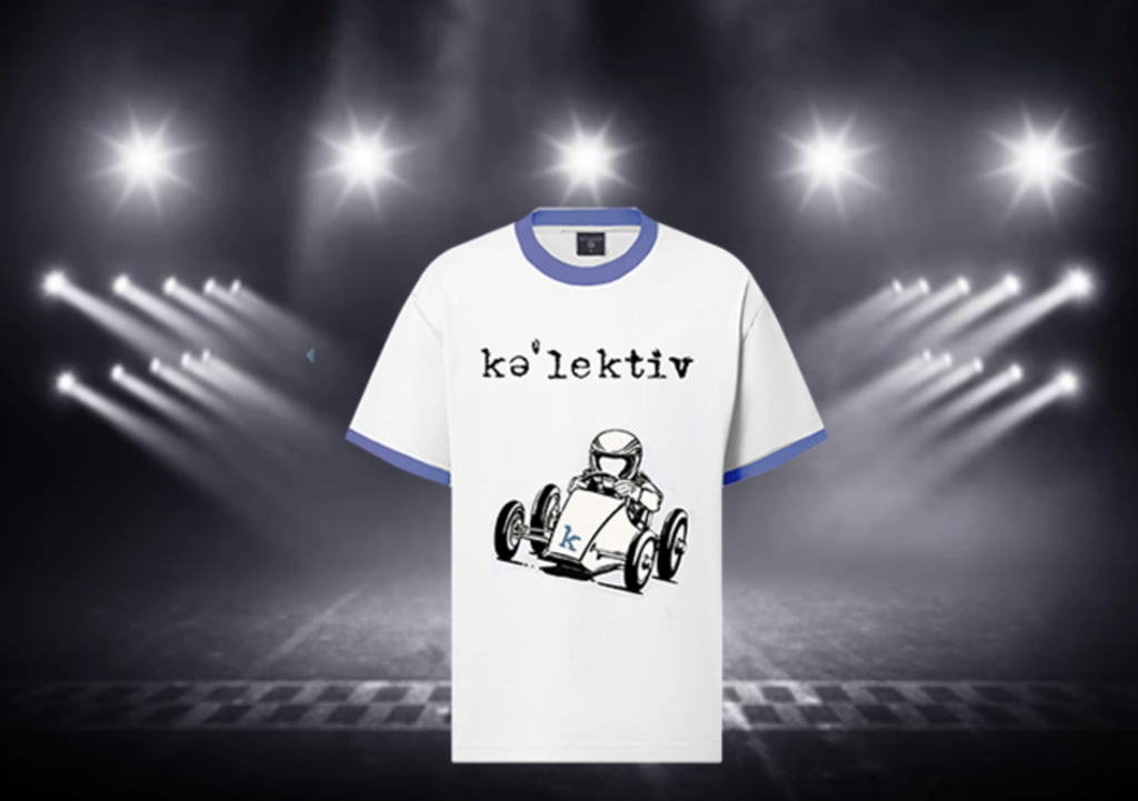 Kids WhiteGrand Prix Tee