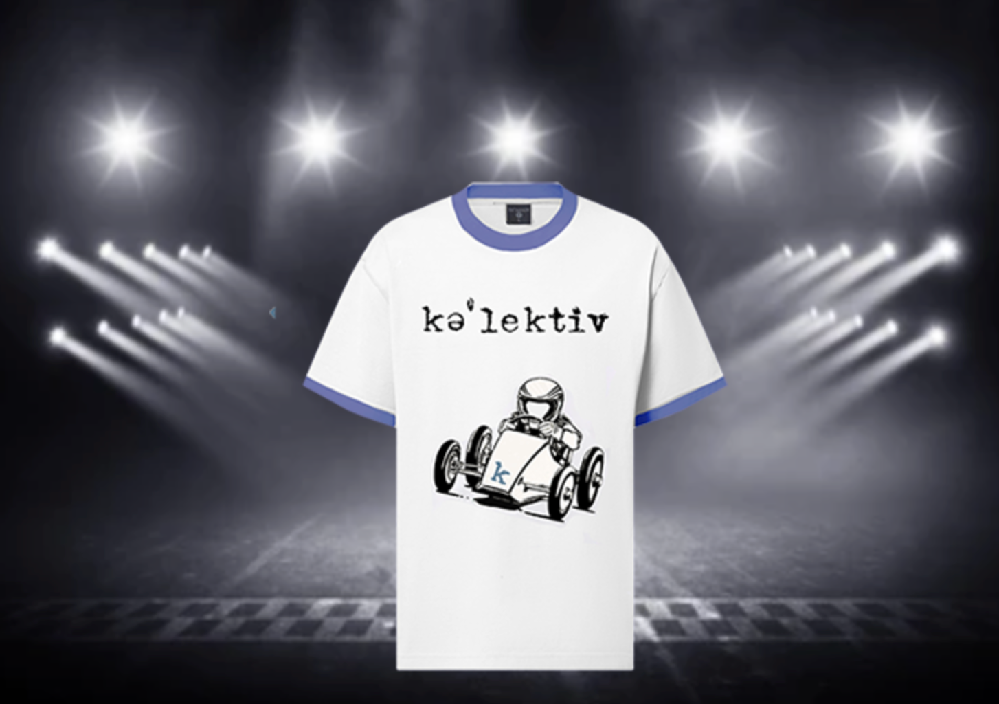 Kids WhiteGrand Prix Tee