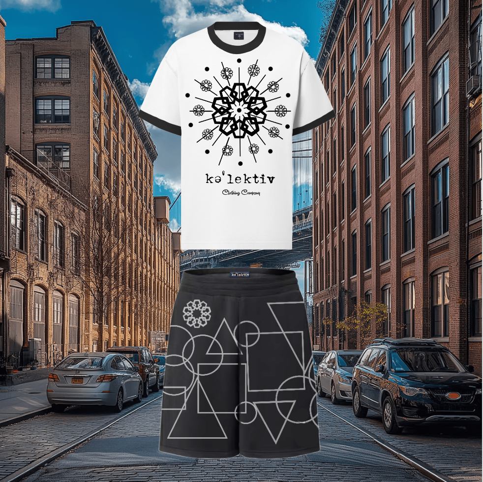 Adult White Tee With Motif Print