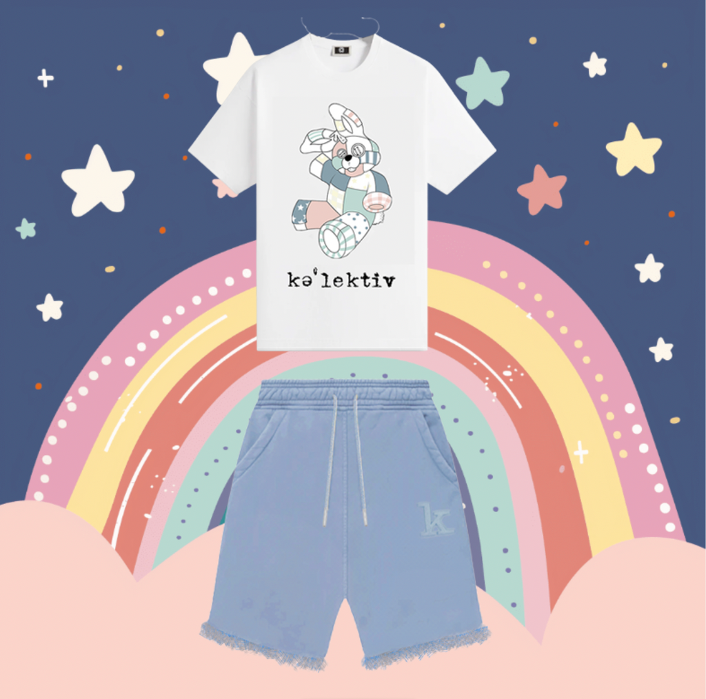 Kid's Blue Jogger Shorts