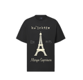 Kid's black Eiffel Tower Tee