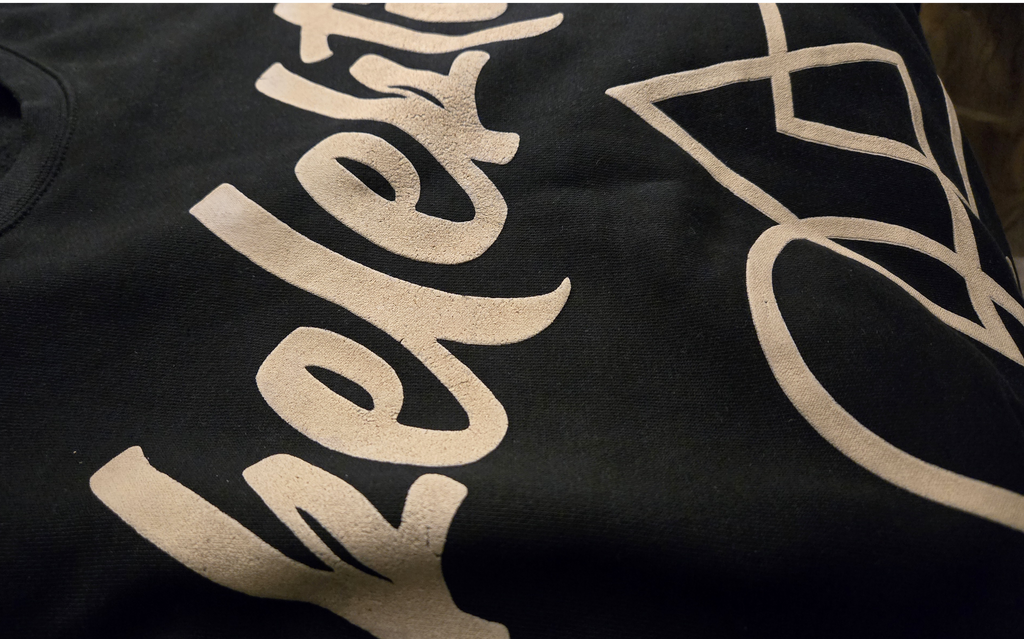 Adult Black Sweater With Geometric Print