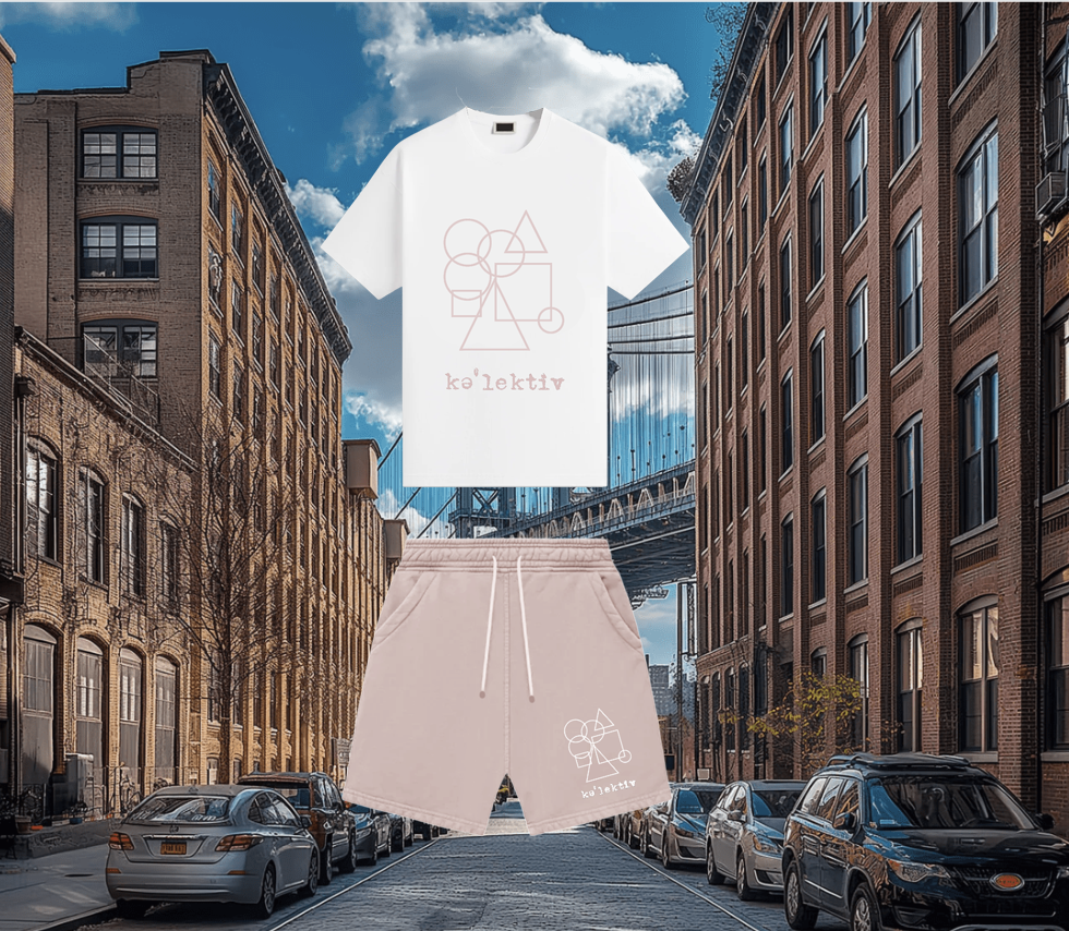 Geometric Print Adult Sweat Shorts