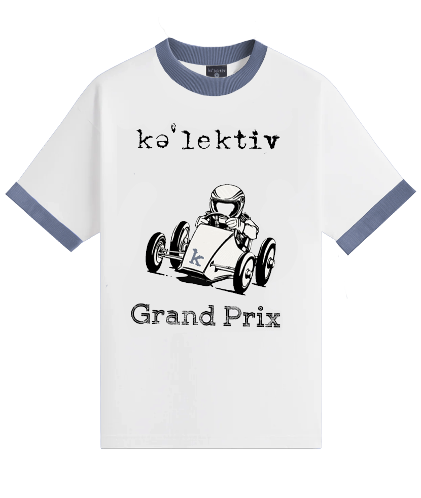 Kids WhiteGrand Prix Tee