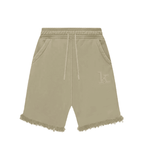Kid's Pale Gold Jogger Shorts