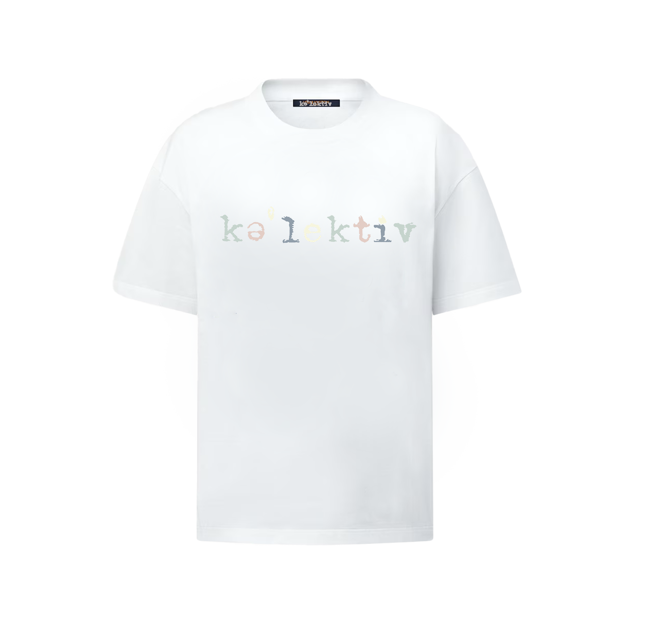Kid's all white signature tee