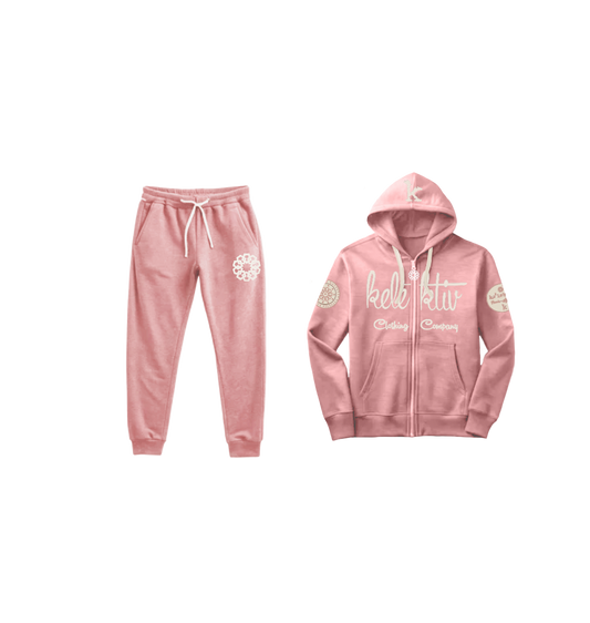 Adult Mauve Colored Jogger Set