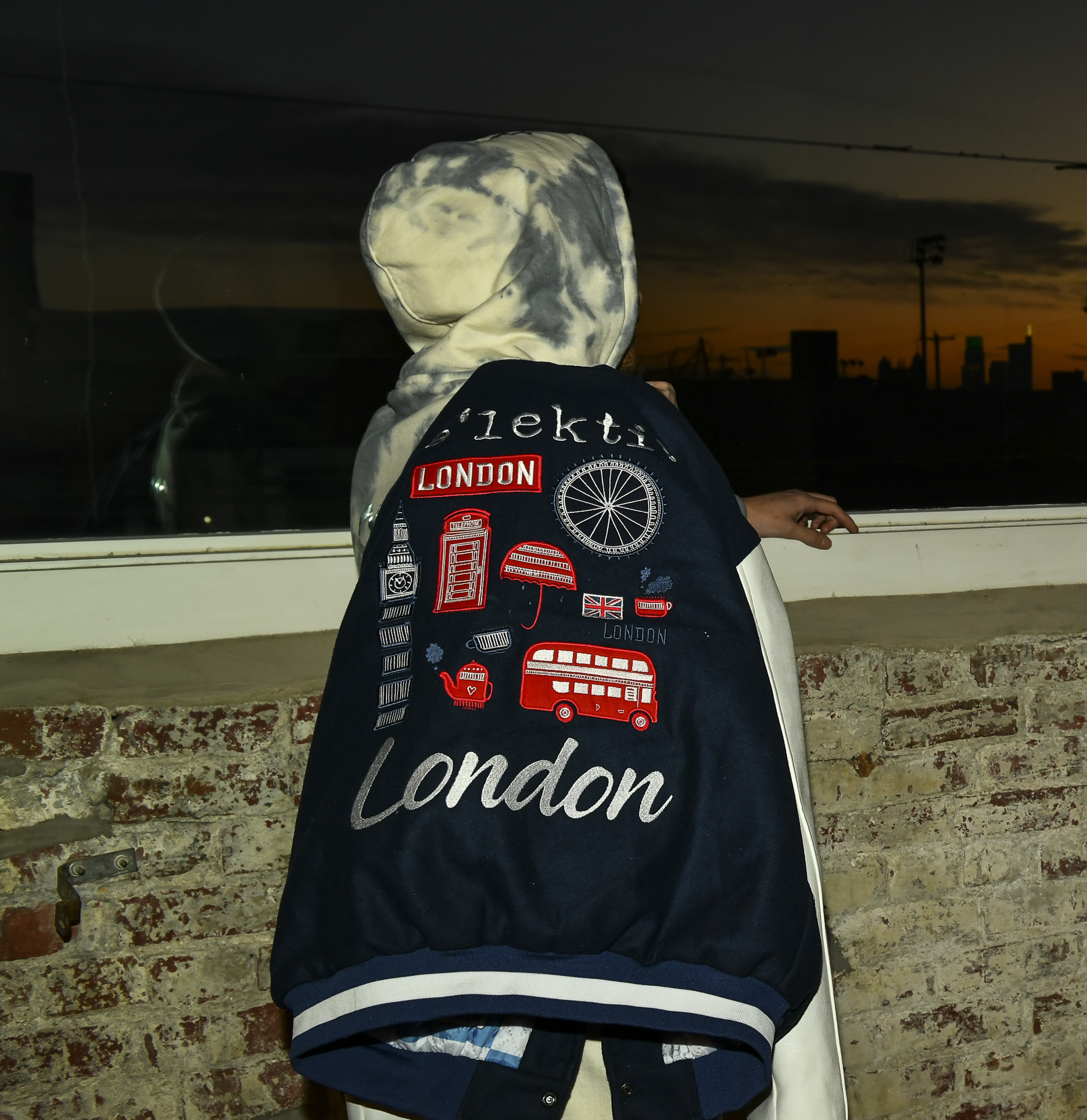 Adult London Themed Varsity Jacket