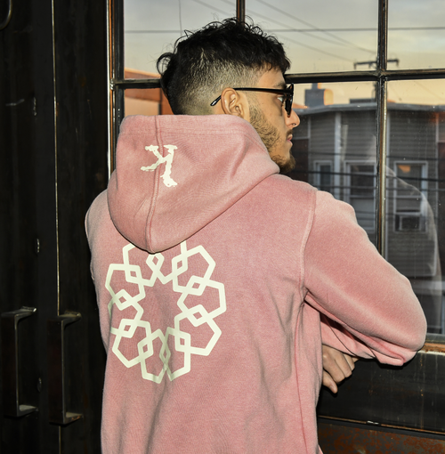 Adult Mauve Colored Hooded Sweatshirt
