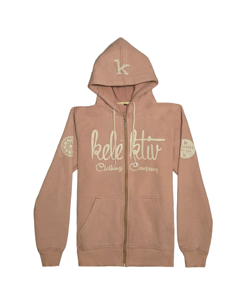 Adult Mauve Colored Hooded Sweatshirt