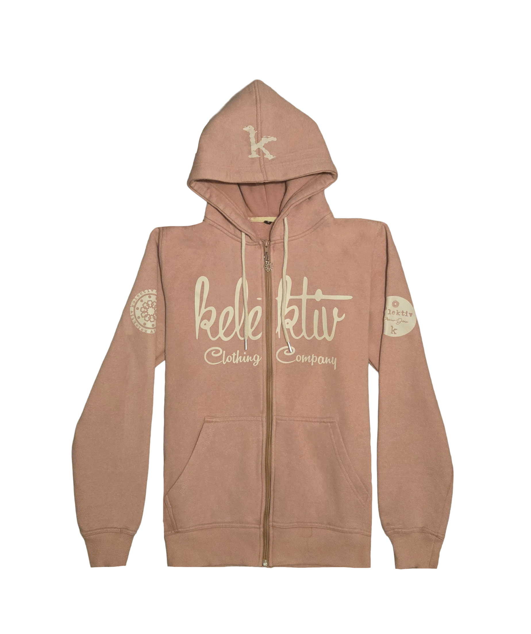 Adult Mauve Colored Hooded Sweatshirt